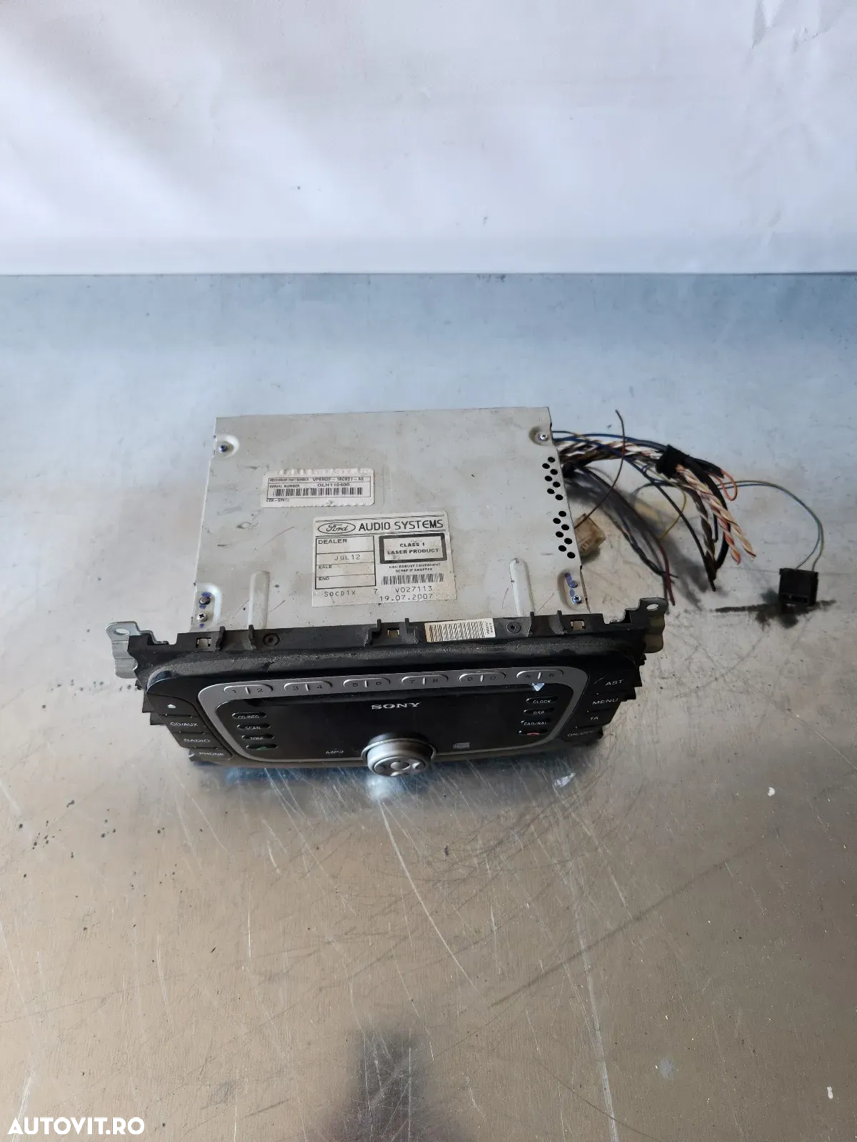 Radio Cd Cd Player Ford Mondeo Mk4 S Max C Max Dupa 2008 Cod VP6M2F-18C821-AE - 5