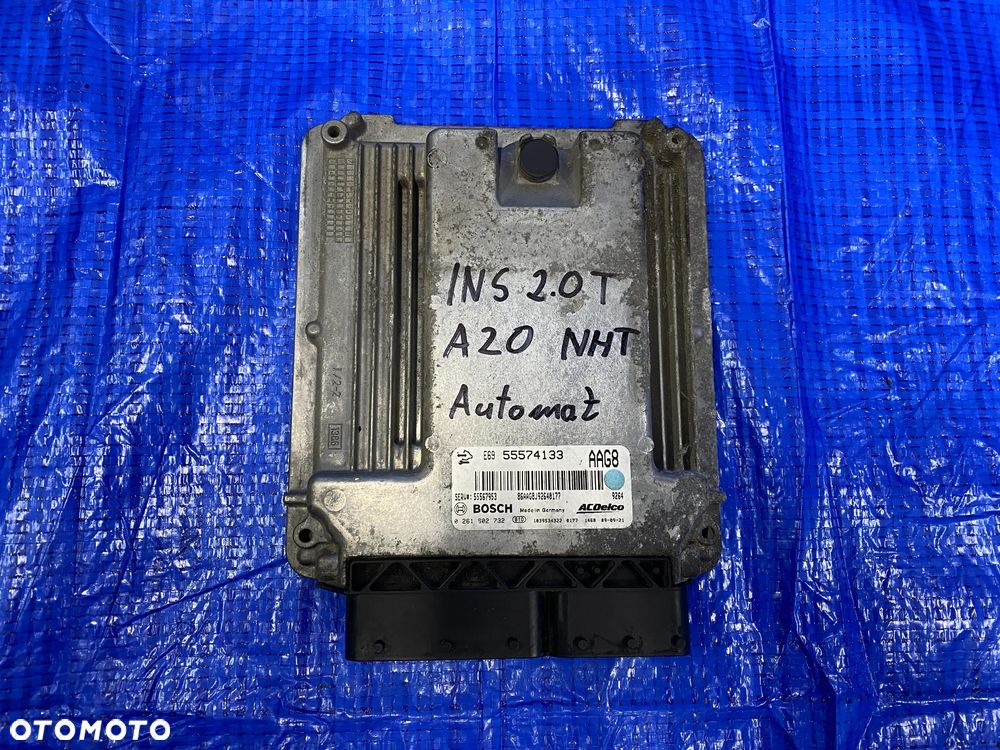 KOMPUTER STEROWNIK SILNIKA OPEL INSIGNIA A 2.0 TURBO BENZYNA 220KM A20NHT AUTOMAT 11R ; 55574133 0261S02732 ORYGINAŁ - 2