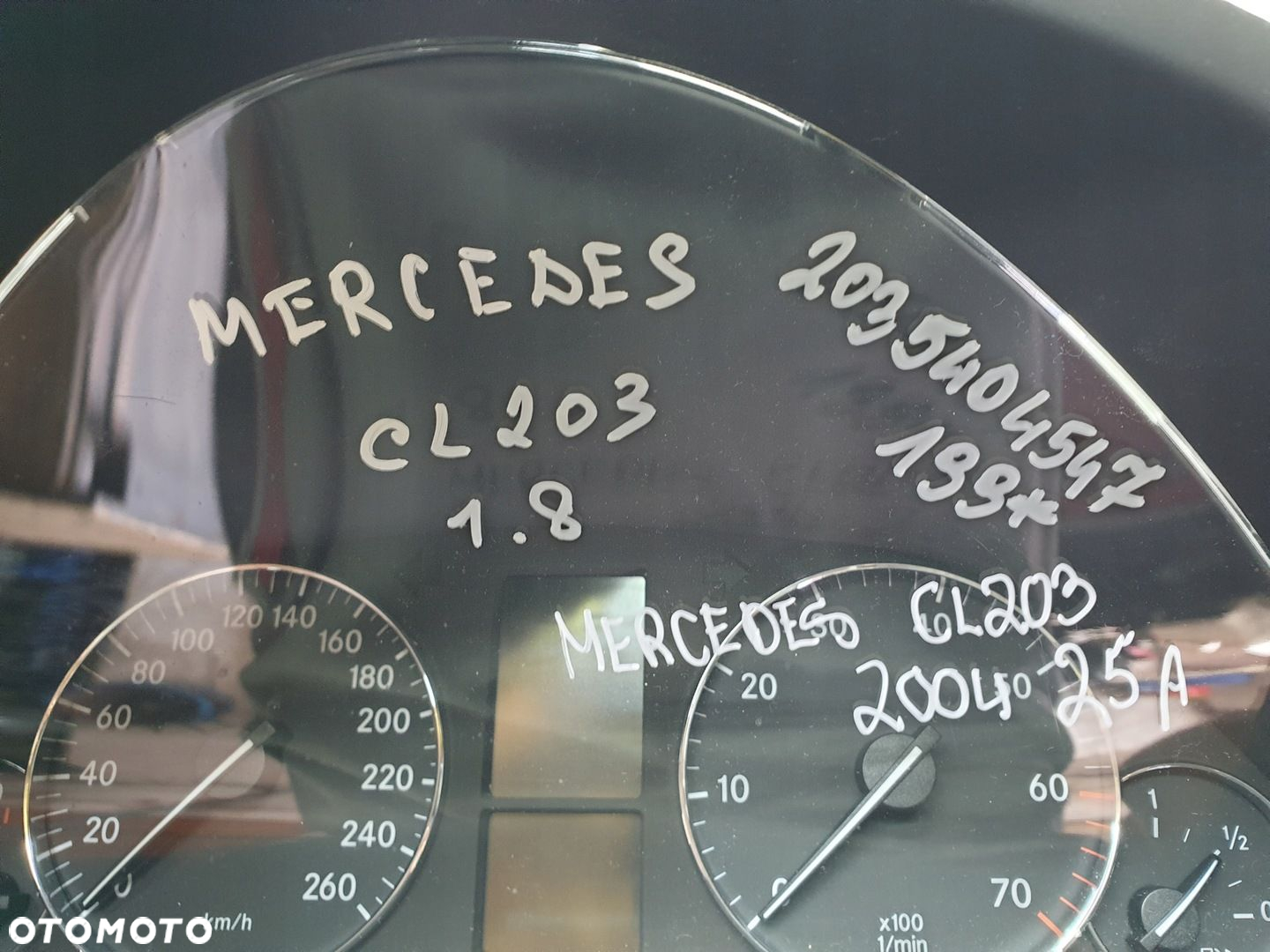 LICZNIK ZEGARY MERCEDES CL203 1.8 2035404547 - 6