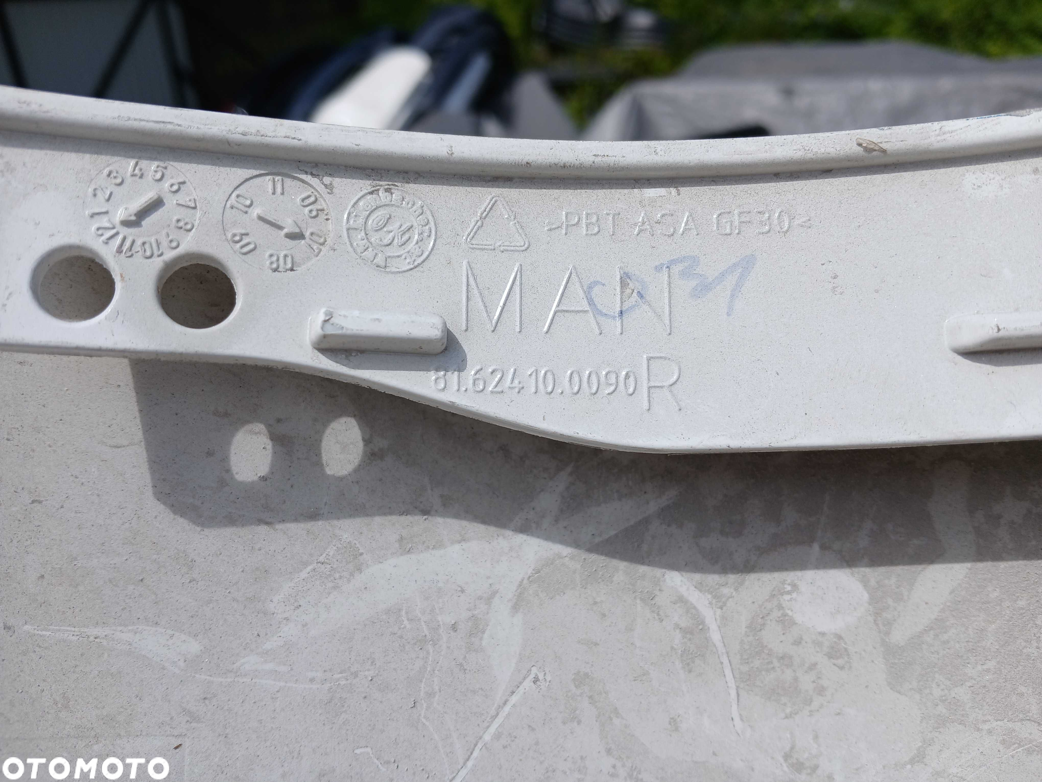 Narożnik owiewka prawa polik do MAN TGA LX prawy osłona słupek - 2