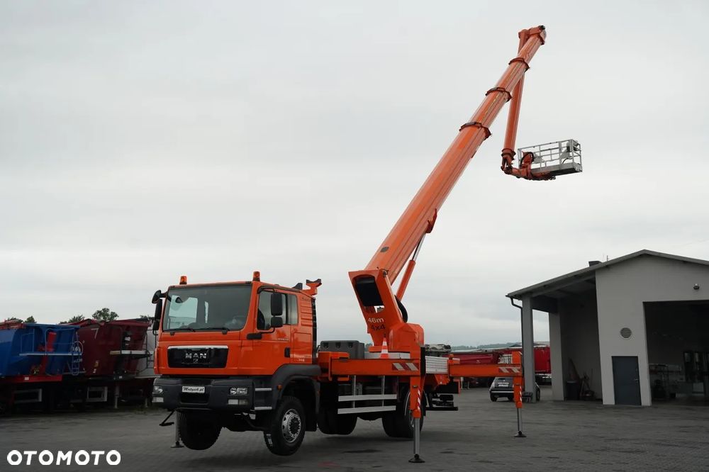 MAN TGM 18.290 / 4x4 / PODNOŚNIK KOSZOWY / WYSOKOŚĆ ROBOCZA 46M / MANUAL - 8