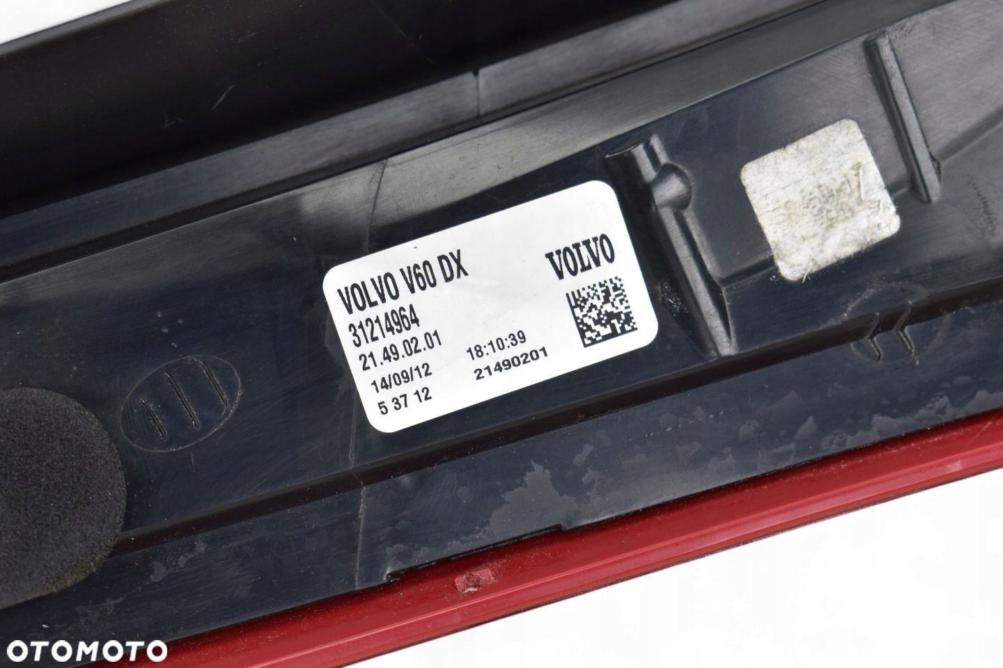 Lampa Prawy Tył VOLVO V60 I 2010-2013R EU 31214964 - 9