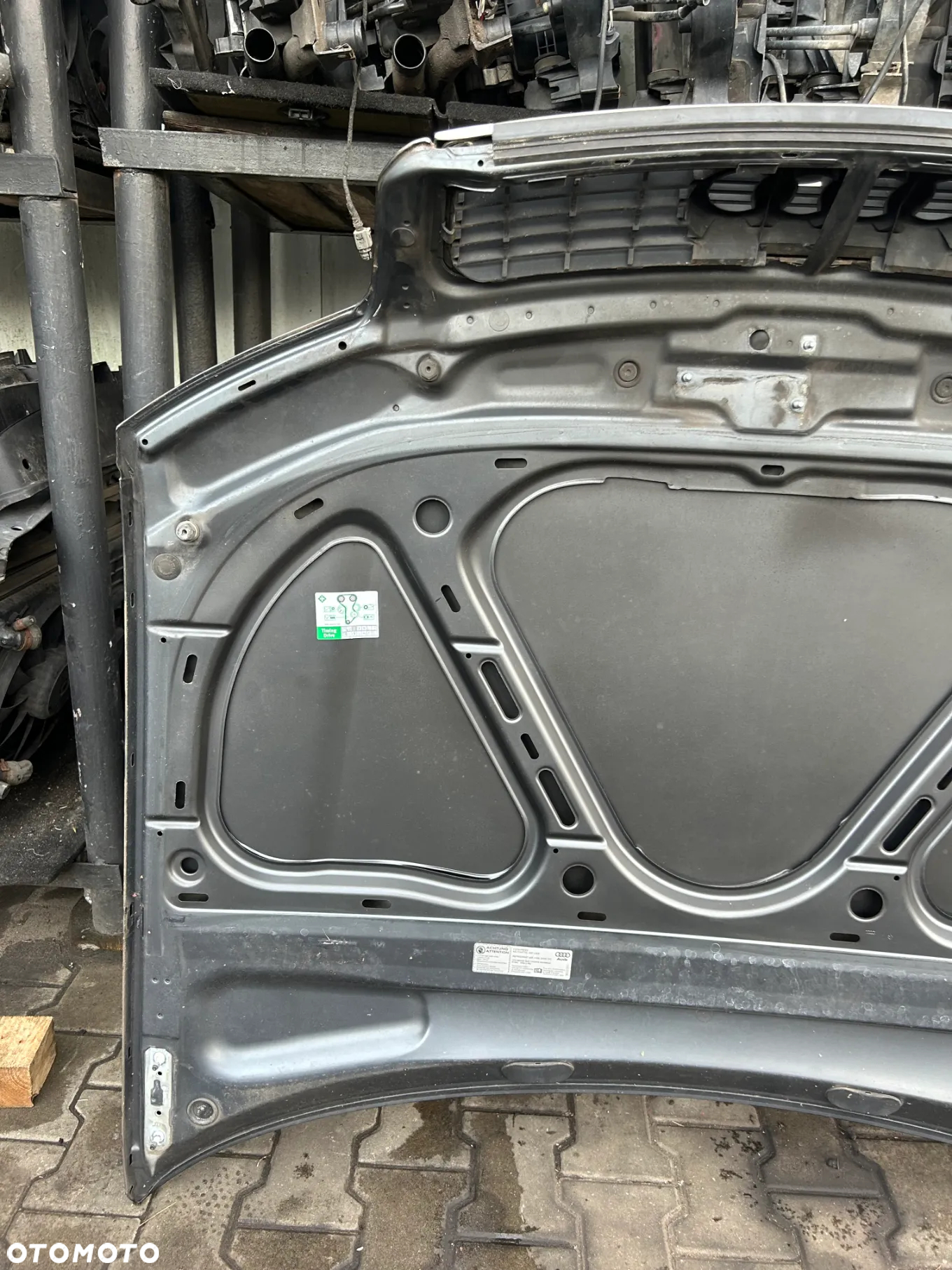 MASKA POKRYWA SILNIKA AUDI A4 B6 LX7Z SZARA WYSYŁKA !! - 10