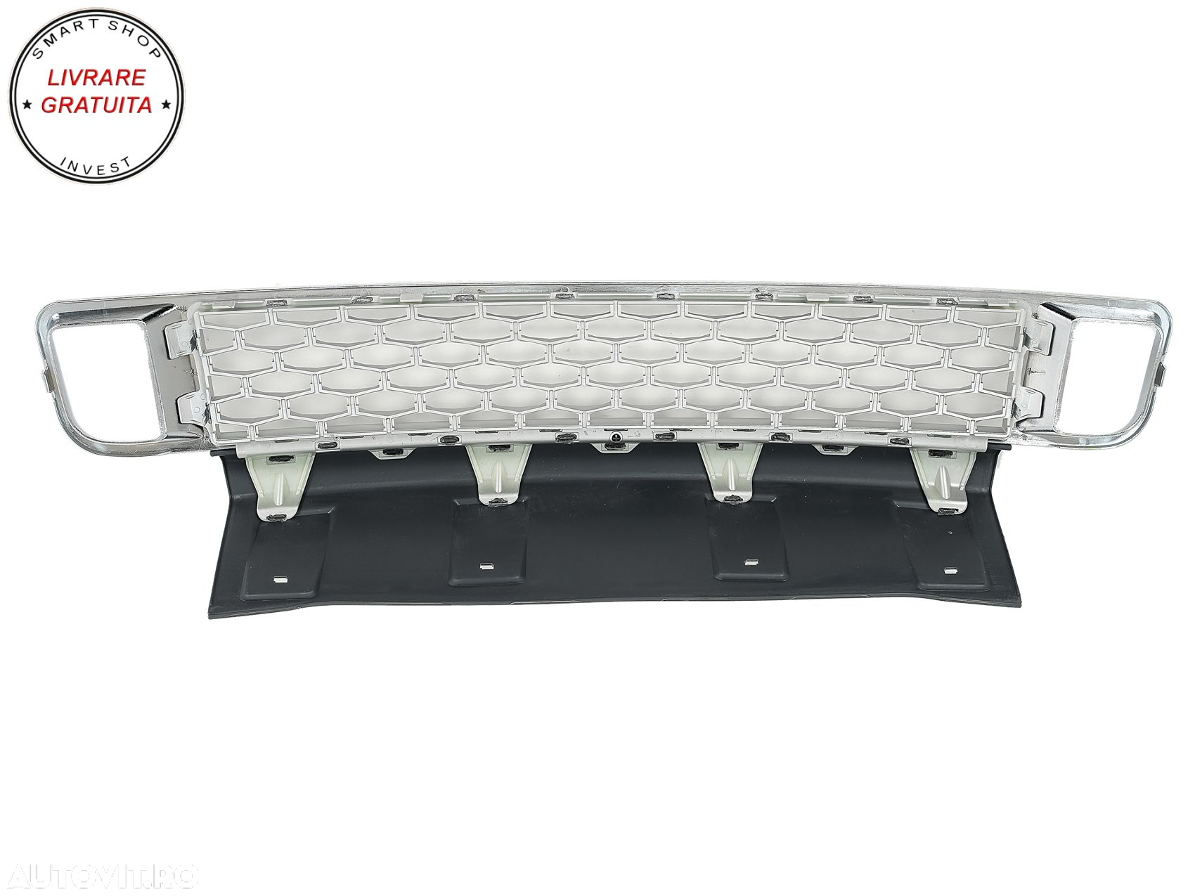 Grila Bara Fata cu Ornamente Proiectoare compatibila cu Land Range Rover Vogue III- livrare gratuita - 5