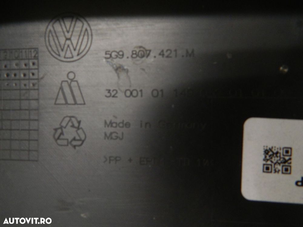 Bara spate VW Golf 7 facelift, Kombi, 2016, 2017, 2018, 2019, 5G9807421M. - 14