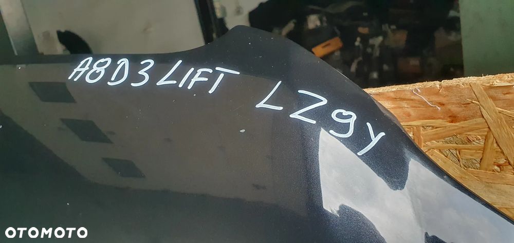 Maska przód przednia pokrywa silnika Audi A8 D3 Lift LZ9Y - 7