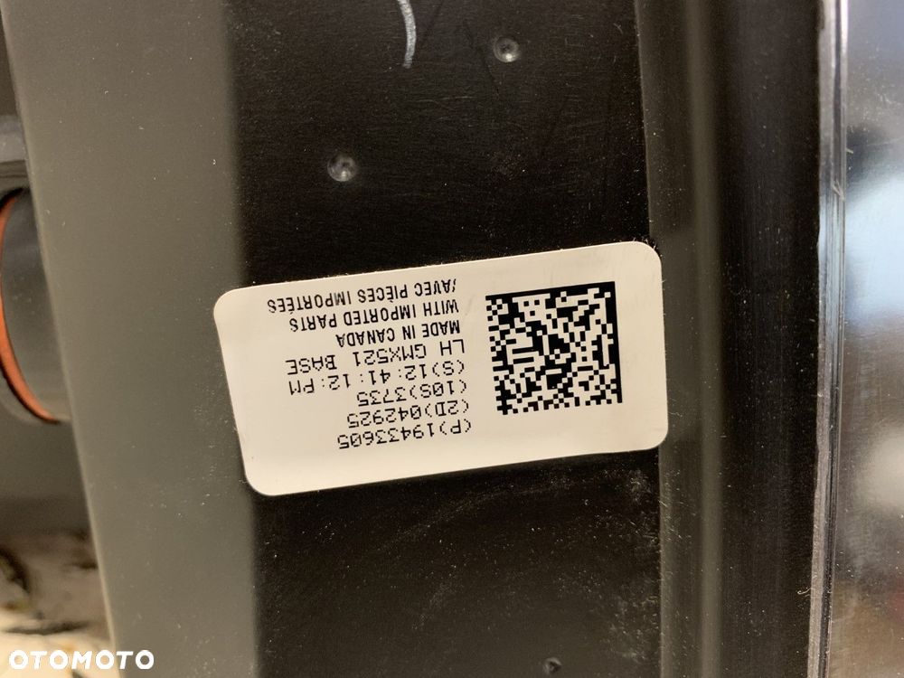 NOWA ORYGINALNA GM LAMPA LAMPA LEWA PRZEDNIA LEWY PRZÓD CHEVROLET CAMARO 10-13 REFLEKTOR  19433605 - 7