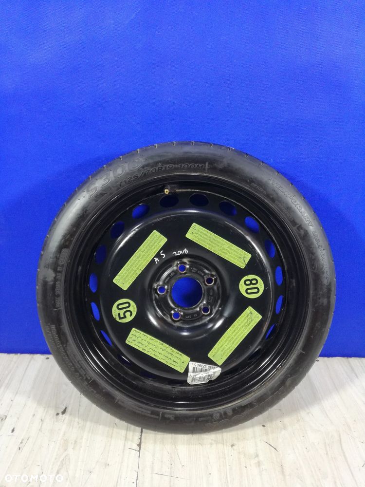 Audi A5 8T koło dojazdowe zapas 5x112 T125/70 R19 ET29 2190900 - 1