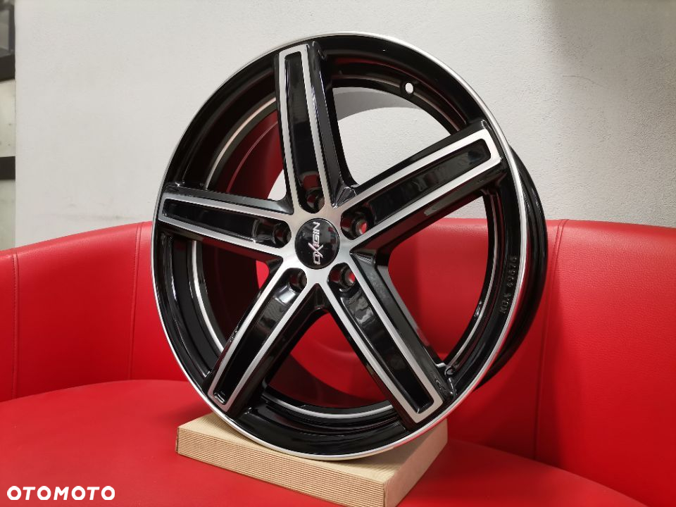 Felgi aluminiowe OXIGIN 18 CONCAVE 5x100r17 et35 AUDI VW SKODA SEAT CZARNY POLER !!! - 2