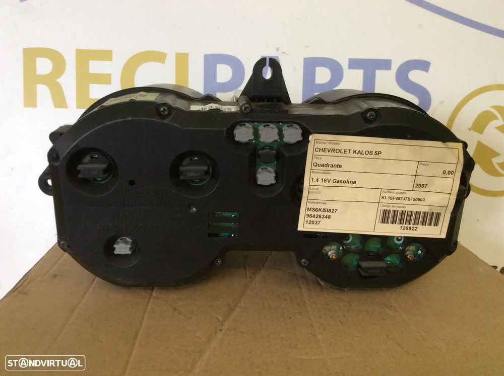 Quadrante Chevrolet Kalos 1.4 16V - 3