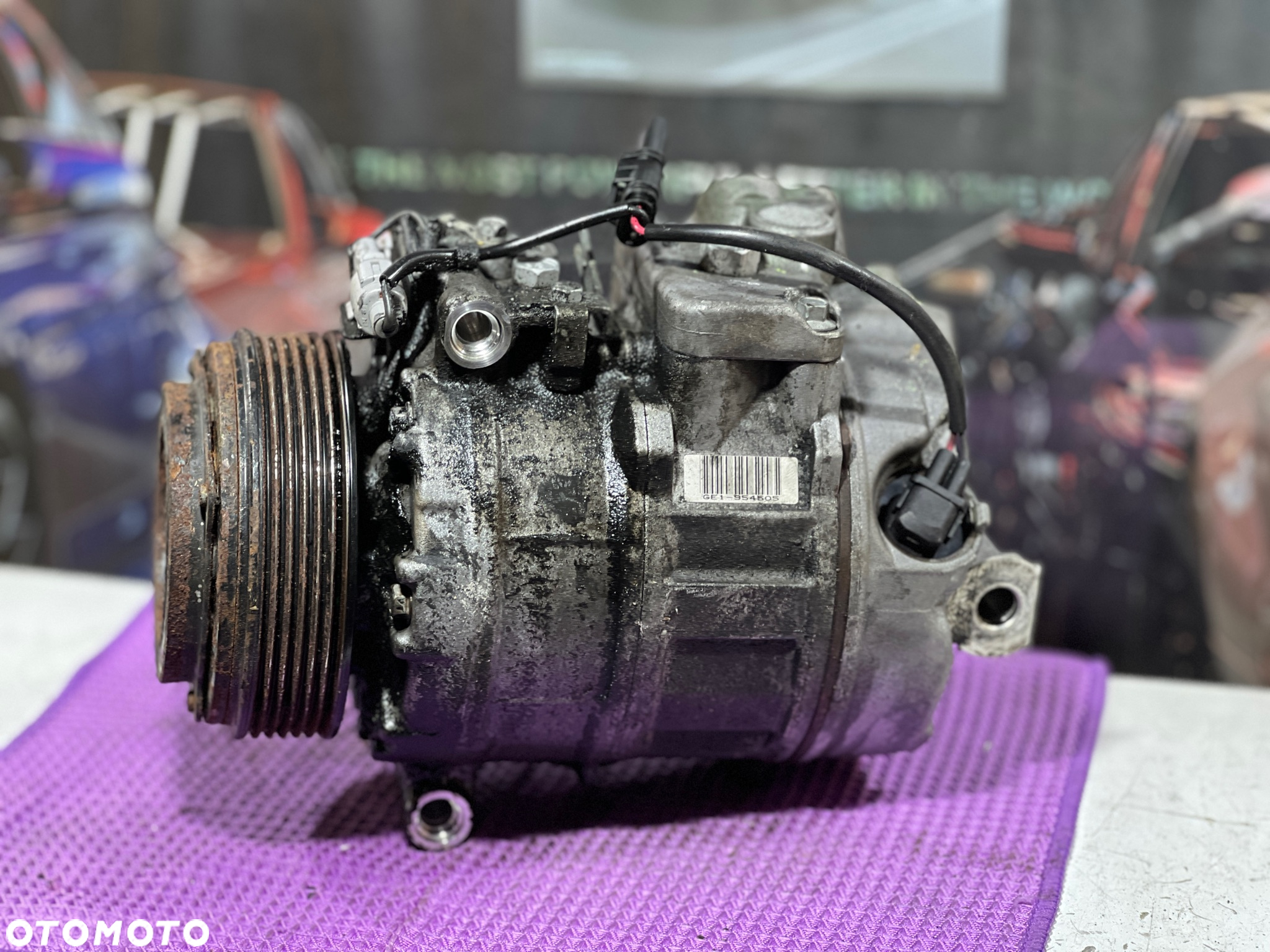 BMW E60 E61 E63 E64 LCI LIFT N53B30A  KOMPRESOR SPRĘŻARKA KLMATYZACJI 6961621 - 4