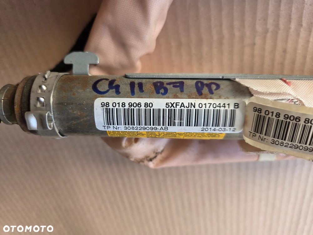 Kurtyna poduszka boczna AIRBAG prawa Citroen C4 II B7 - 4