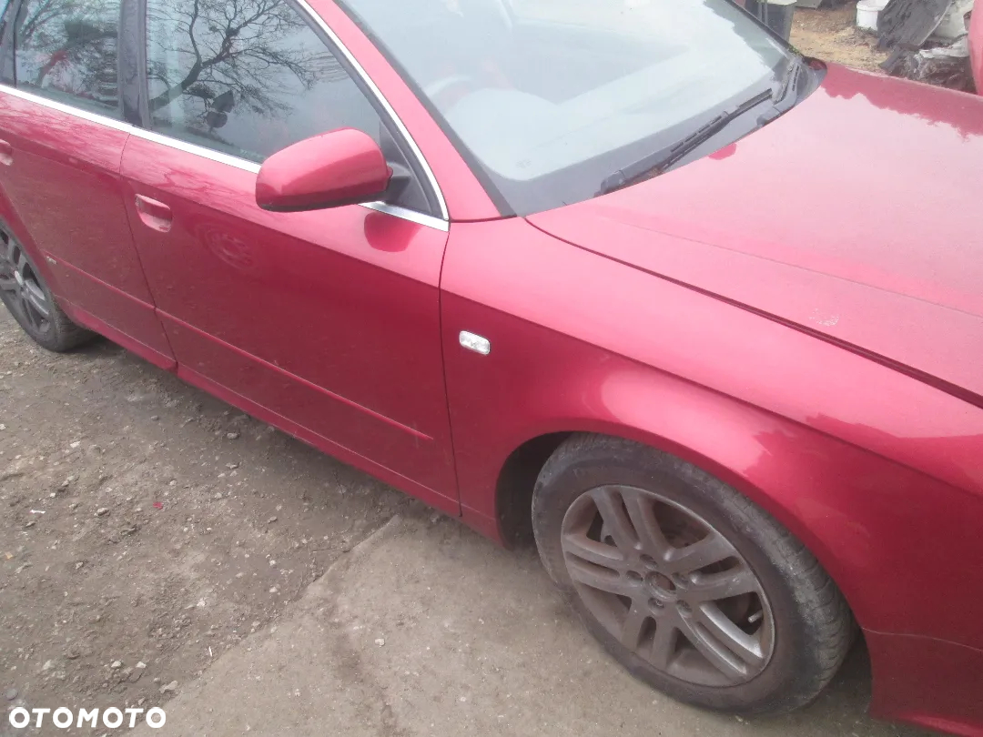AUDI A4 B7 2.0 TDI 140KM BRE KOD LAKIERU LZ3F DRZWI MASKA LAMPY ZDERZAK SILNIK CZĘŚCI - 6