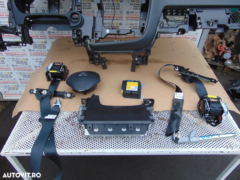 Plansa bord Mitsubishi Outlander 2013-2023 kit airbag-uri sofer pasager genunchi centuri stanga dreapta modul - 6