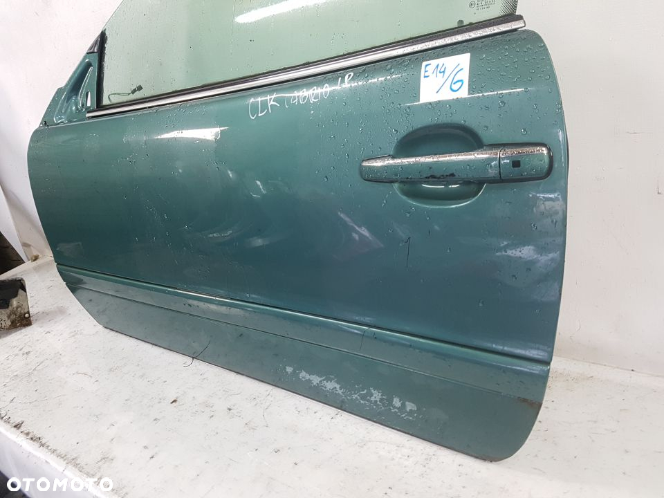 + DRZWI PRZÓD PRZEDNIE LEWE MERCEDES CLK W208 CABRIO BŁĘKITNE - 3