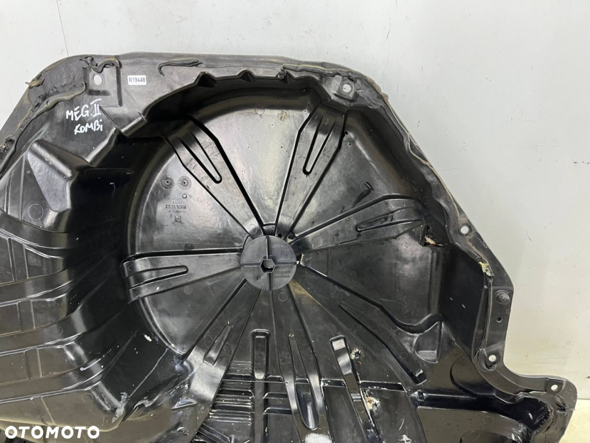 Podłoga bagażnika Renault Megane 2 II kombi 02-09r. wanna koła zapasowego plastikowa 8200299694 - 6