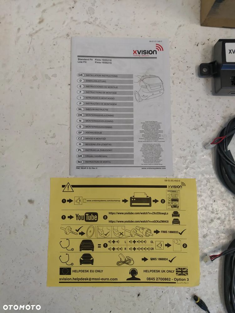 FORD XVISION FORD KA MK2 KUGA MK2 KUGA MK1 ZESTAW KOMPLET CZUJNIKÓW WSPOMAGANIA  PARKOWANIA PDC NOWY - 7