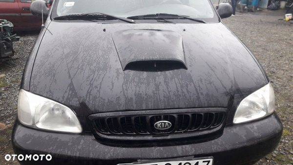 KIA CARNIVAL I MASKA Z GRILEM I WLOTEM CZARNA 99-05