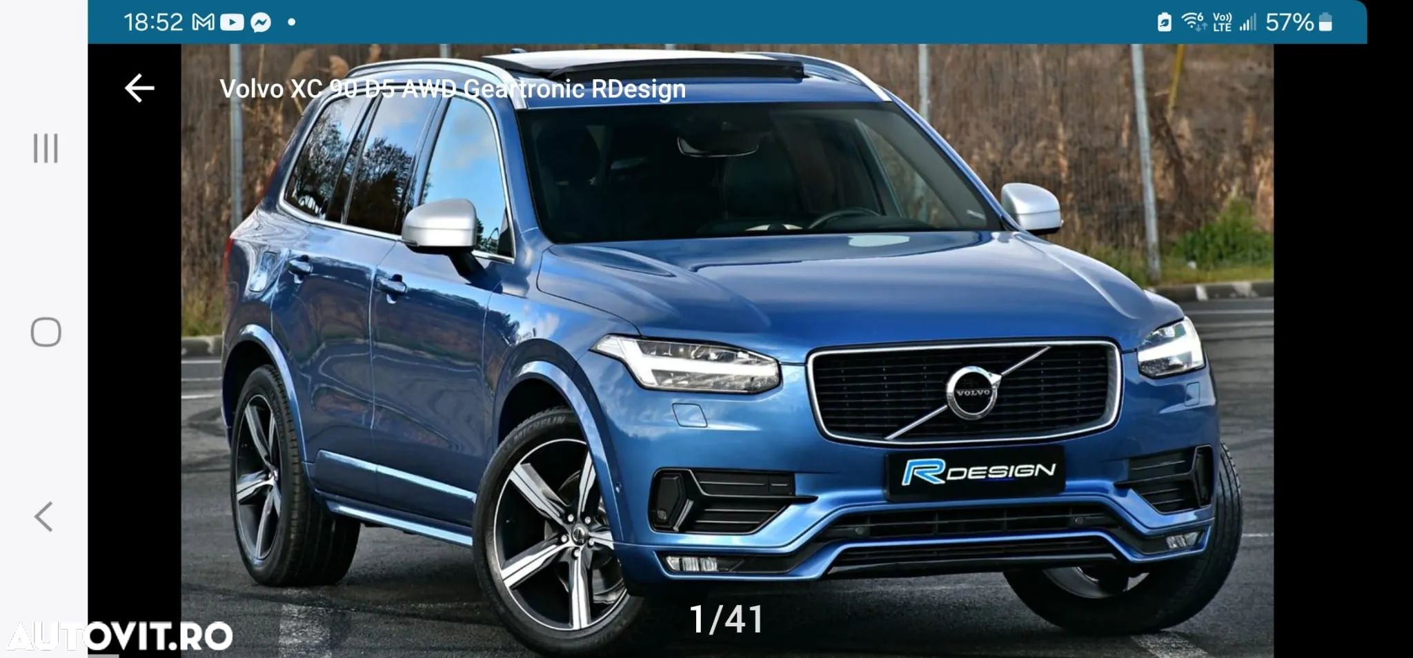 Volvo XC 90 D5 AWD Geartronic RDesign - 1