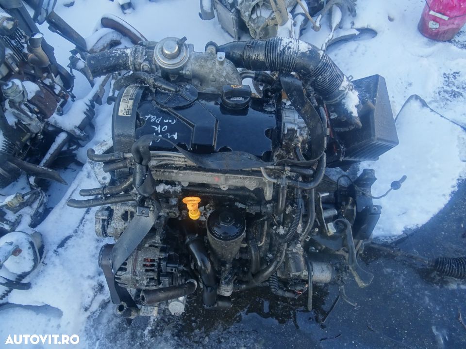 Vand Motor fara anexe Volkswagen Polo 9N 1.4 TDI 70 CP BNM Euro4 din 2008 - 1