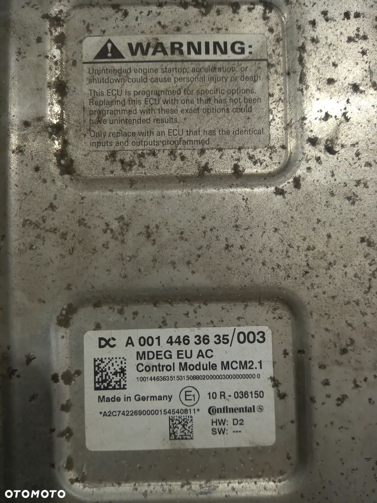 Sterownik Komputer Mercedes Actros Atego 0014463635 MCM 2 - 1