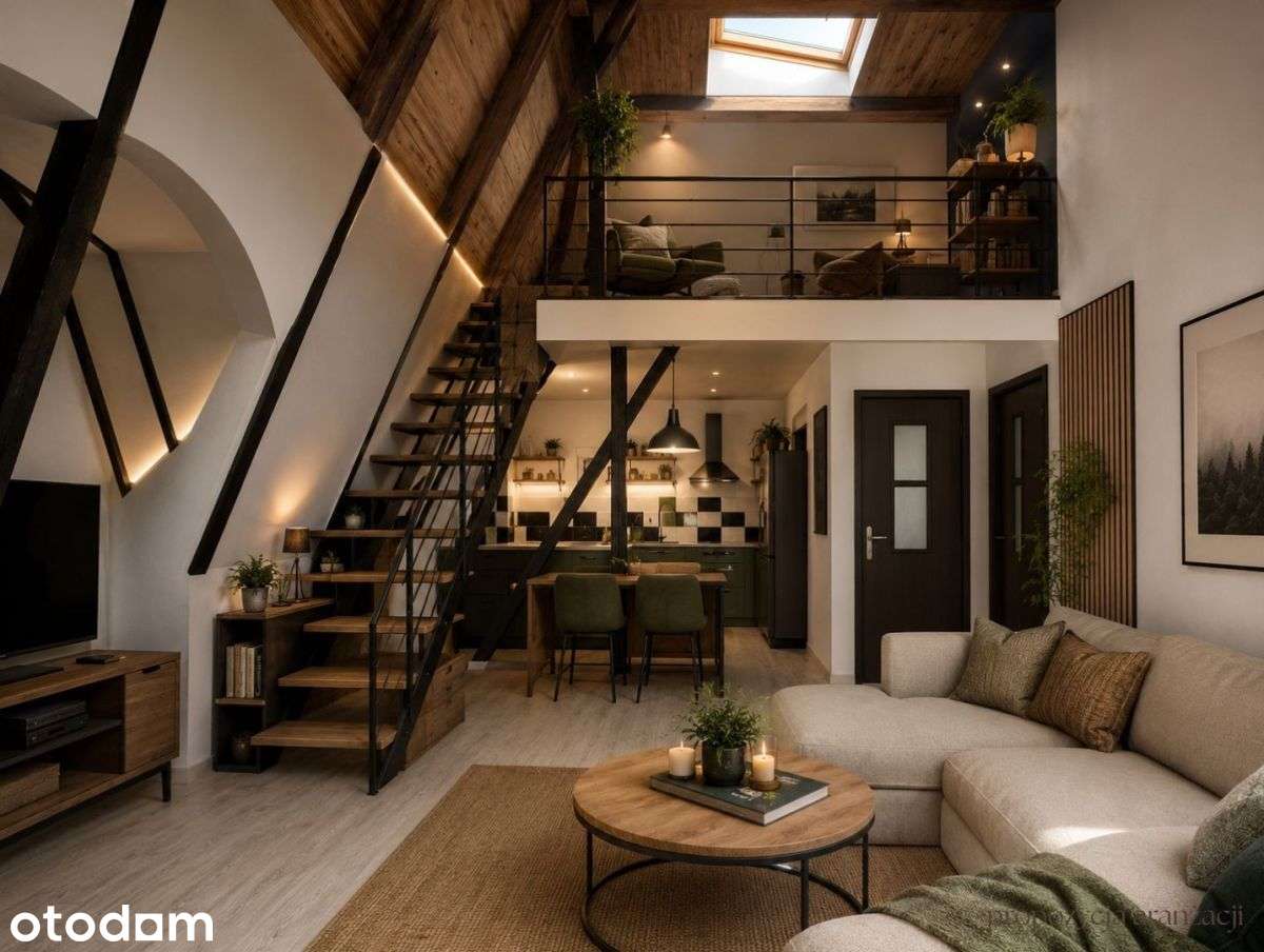 Unikatowy loft z antresolą w kamienicy