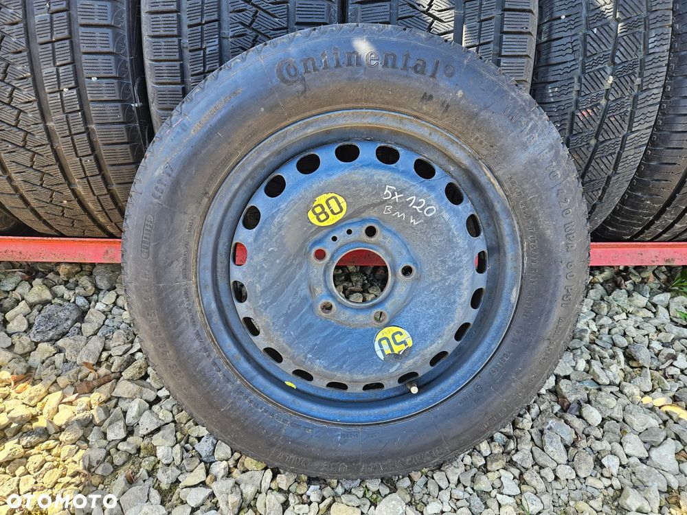 Koło dojazdowe Dojazdówka 15 5x120 BMW 3 E46 125/90R15 - 1
