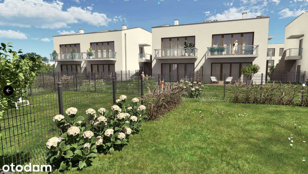 3 pokoje, ogródek 105m2, niska zabudowa, zielona okolica