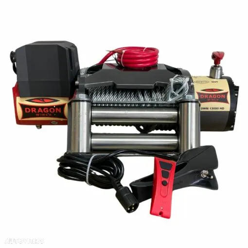 troliu model nou DRAGON WINCH HD 13000lbs(5897 kg) 24V - 2