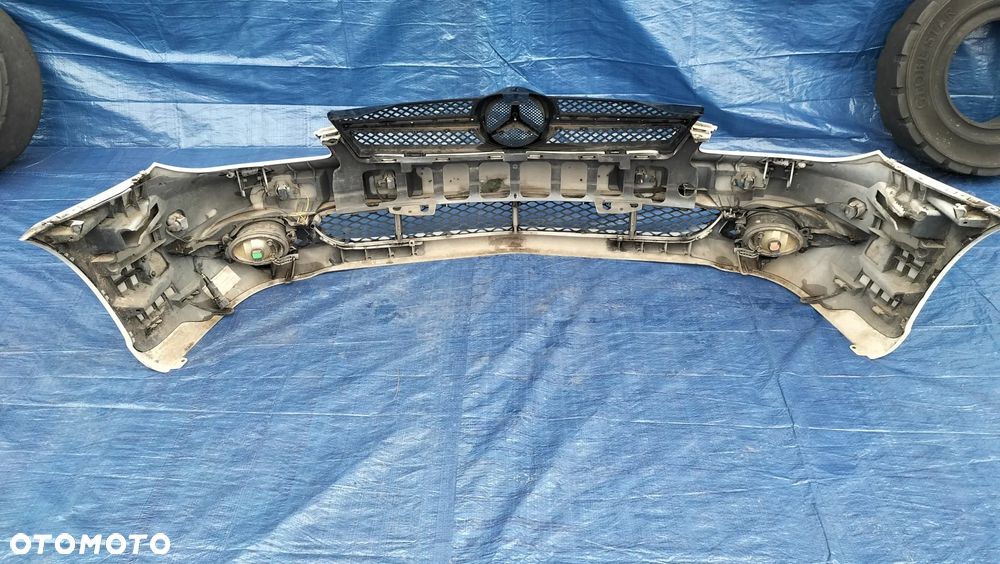 ZDERZAK PRZÓD PRZEDNI KOMPLETNY BIAŁY AKRYL MERCEDES CLS W219 C219 - 10