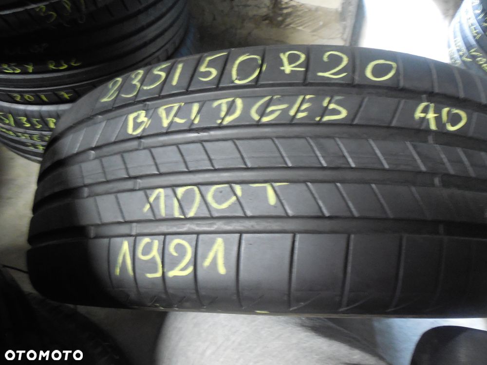 OPONY 235/50R20 BRIDGESTONE TURANZA ECO SEAL AO DOT 0623 / 1921 7.3MM - 2
