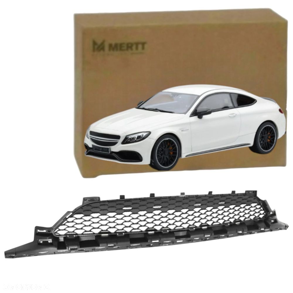 MERCEDES C KLASA LIFT AMG W205 KRATKA ŚRODKOWA ZDERZAKA PRZÓD A2058856204 - 2
