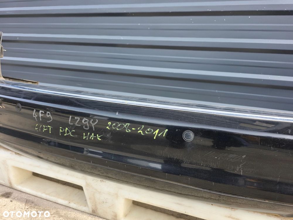 ZDERZAK TYŁ AUDI A6 C6 LIFT LZ9Y PDC HAK AVANT / KOMBI 2008-2012 ORYGINAŁ ! - 6