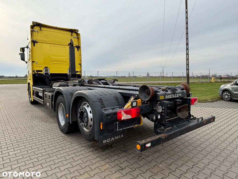 Scania S450 6x2  Meiller RS 21.70 hakowiec , bezwypadkowa , serwis w Scania, (nie HIAB, PALFINGER, VDL, HYVA,) Nowy model NG , model Scania S - 9