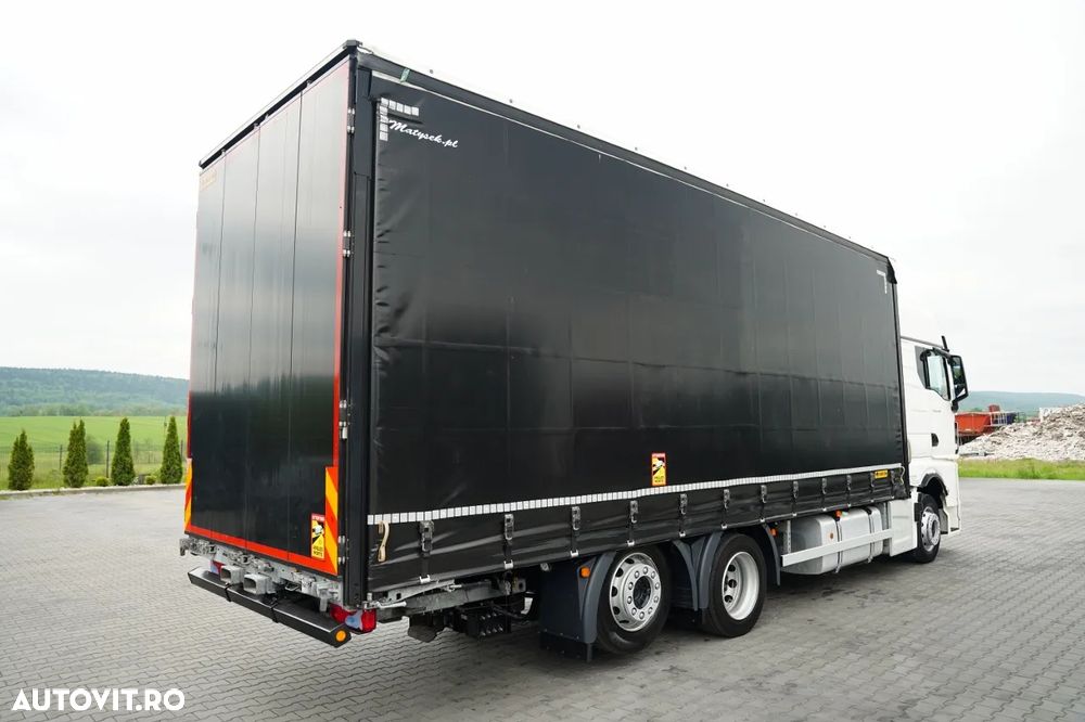 MAN TGX 26.480 / CORTINĂ / SOLO 7.75 M / PUNȚĂ RIDICATĂ / AUTOMATĂ / CAMERĂ / NAVIGAȚIE - 7
