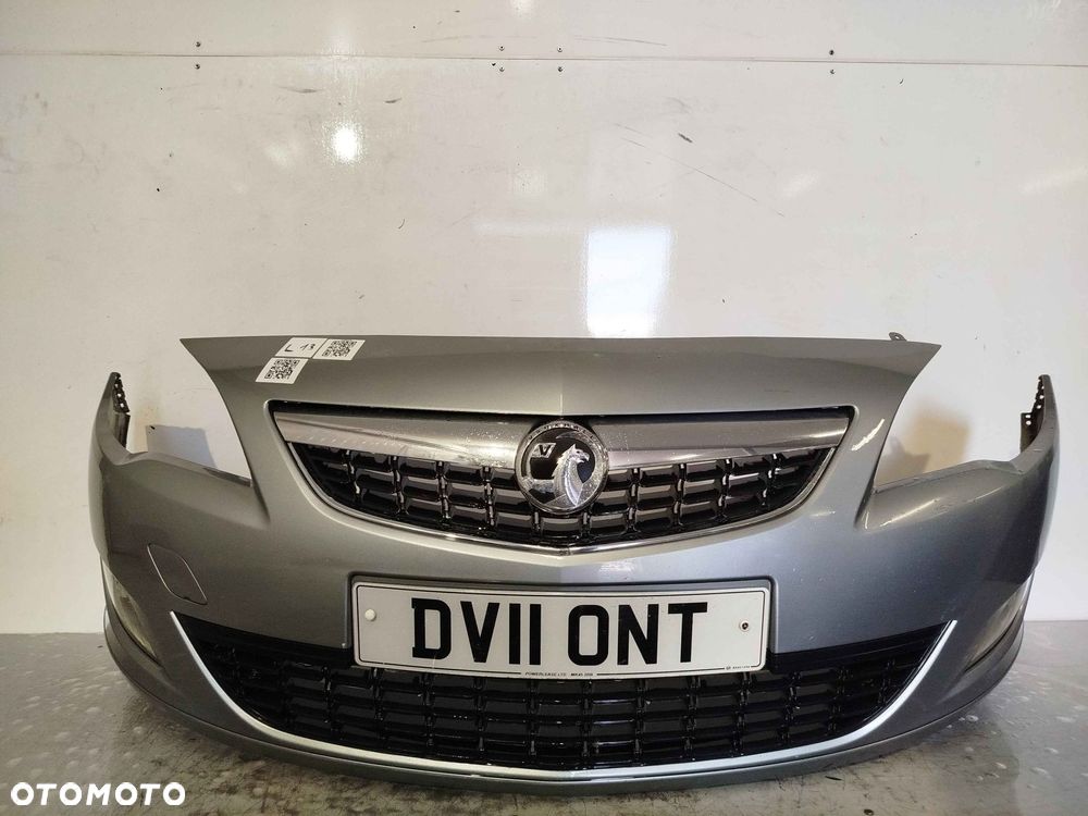 + ZDERZAK PRZÓD PRZEDNI OPEL ASTRA J 4 IV Z163 SZARY HALOGENY - 1