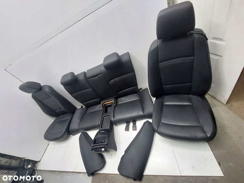 bmw 3 e92 coupe fotel fotele kanapa komplet bmw 3 e92 grzane czarne europa - 1