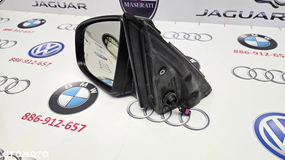 BMW X6 E71 LCI Lusterko lewe Lusterko kierowcy 3 PIN KAMERA FOTOCHROM EUROPA Black Sapphire Metallic 475/9 - 1