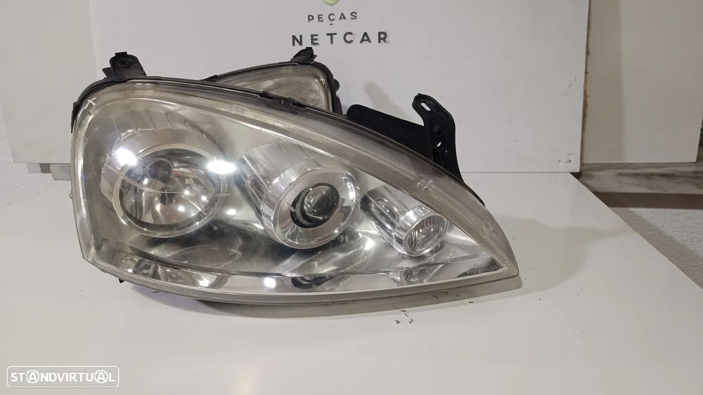 Farol óptica Opel corsa C 2004 - 5