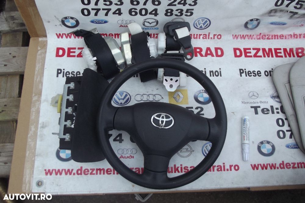 Airbag Toyota Aygo 2006-2012 airbag sofer pasager centuri modul airbag - 5