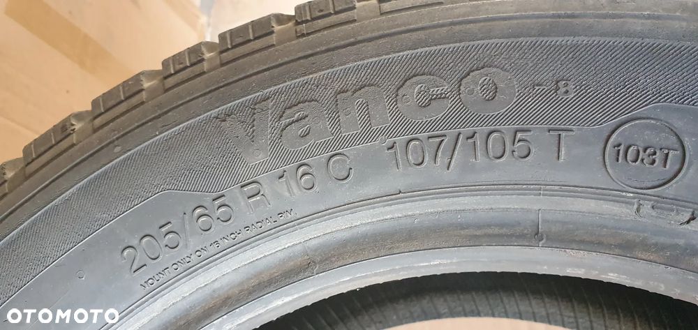 2X Opony Continental Vanco 205/65 R16 C 5mm 1707 - 6
