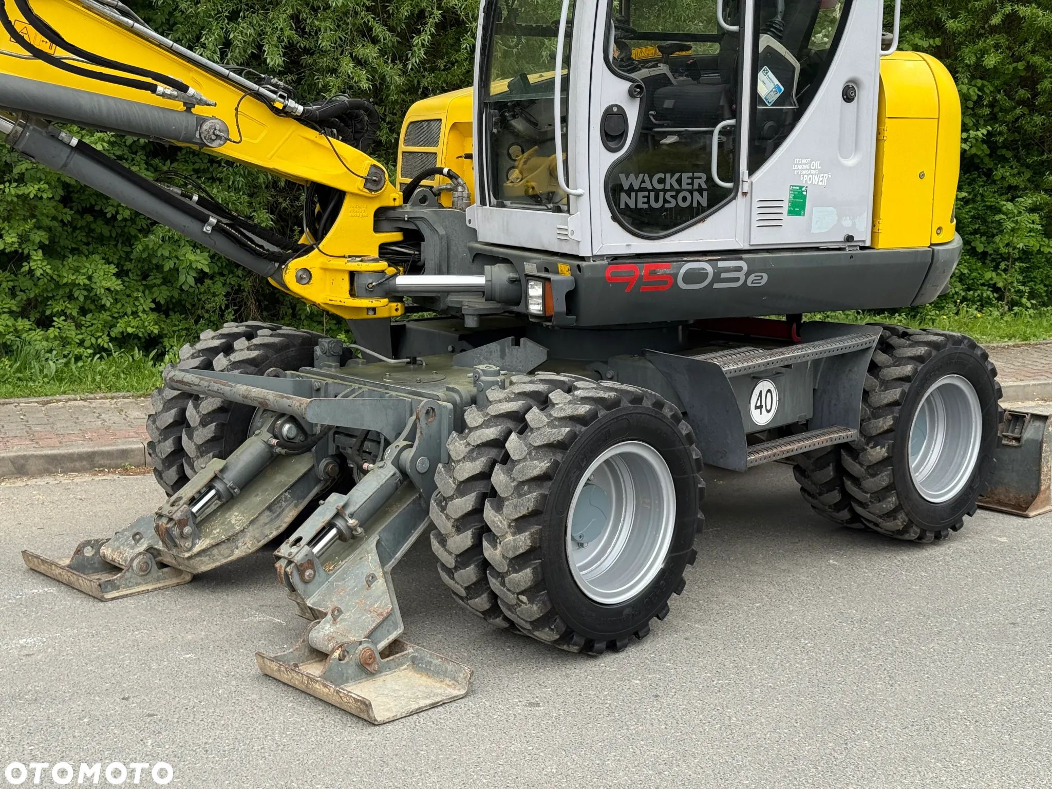 Wacker Neuson * Koparka Kołowa * Wacker Neuson 9503 * Rototilt * Bardzo Dobry Stan * - 12