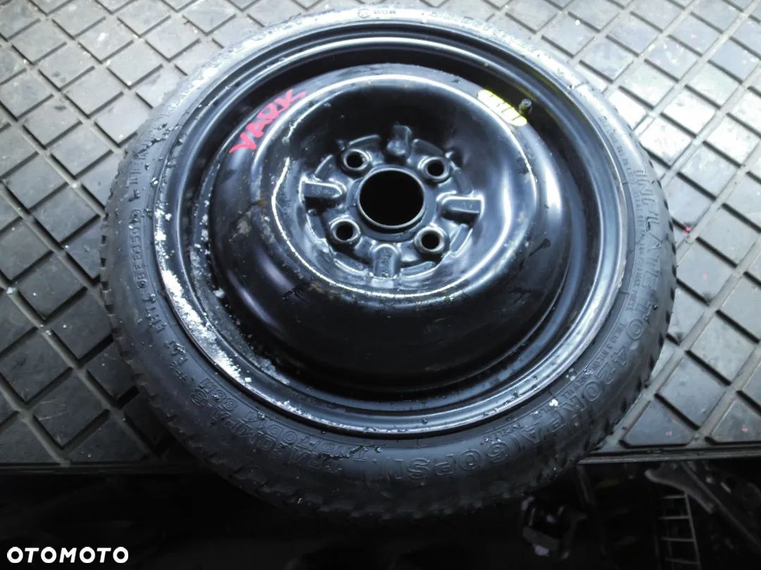 KOŁO DOJAZDOWE 14 4x100 ZAPASOWE 115/70/R14 TOYOTA YARIS I ET45 I INNE - 1