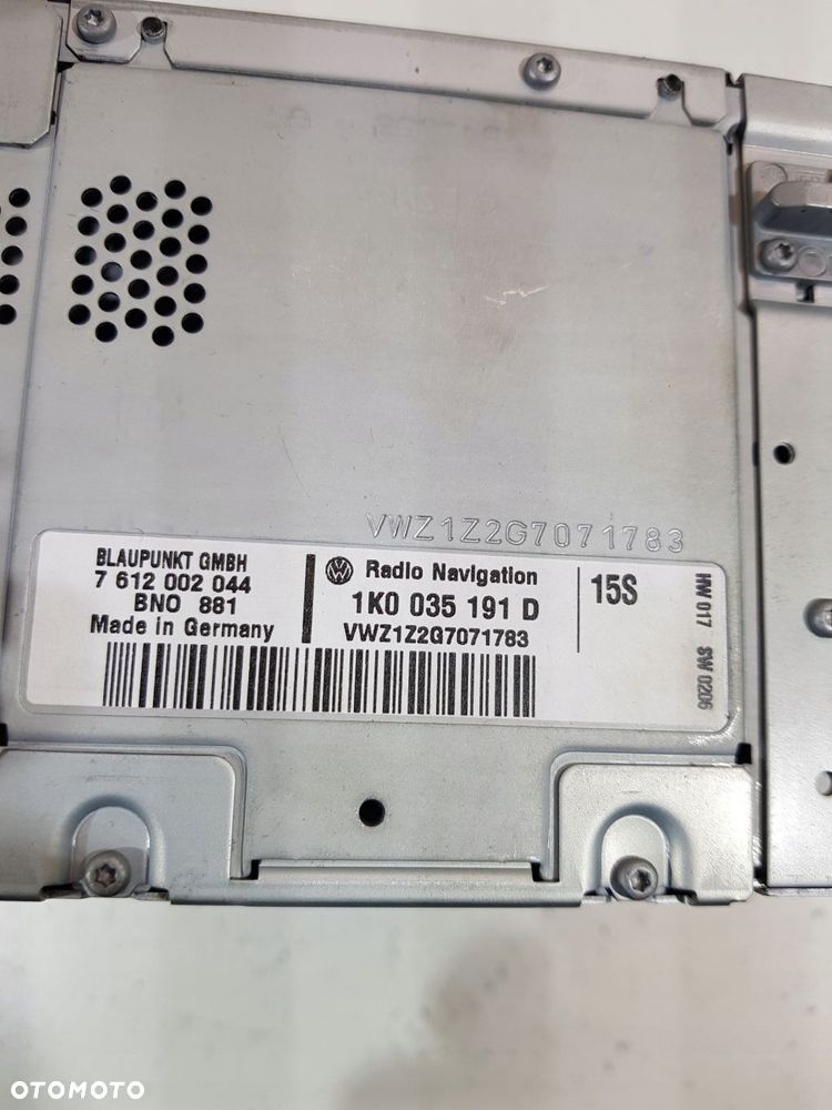 radio mp3 navi 1k0035191d vw passat touran golf eu - 12