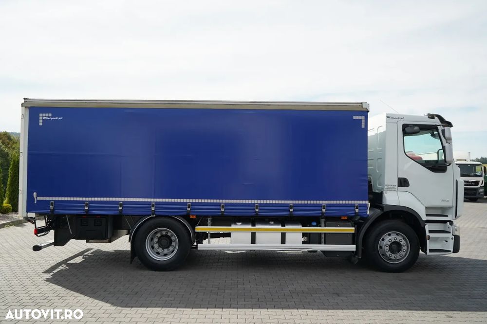 Renault PREMIUM 380 DXI / CORTINĂ 6.2 M / 4x2 / FLEETBOARD / EURO 5 - 9