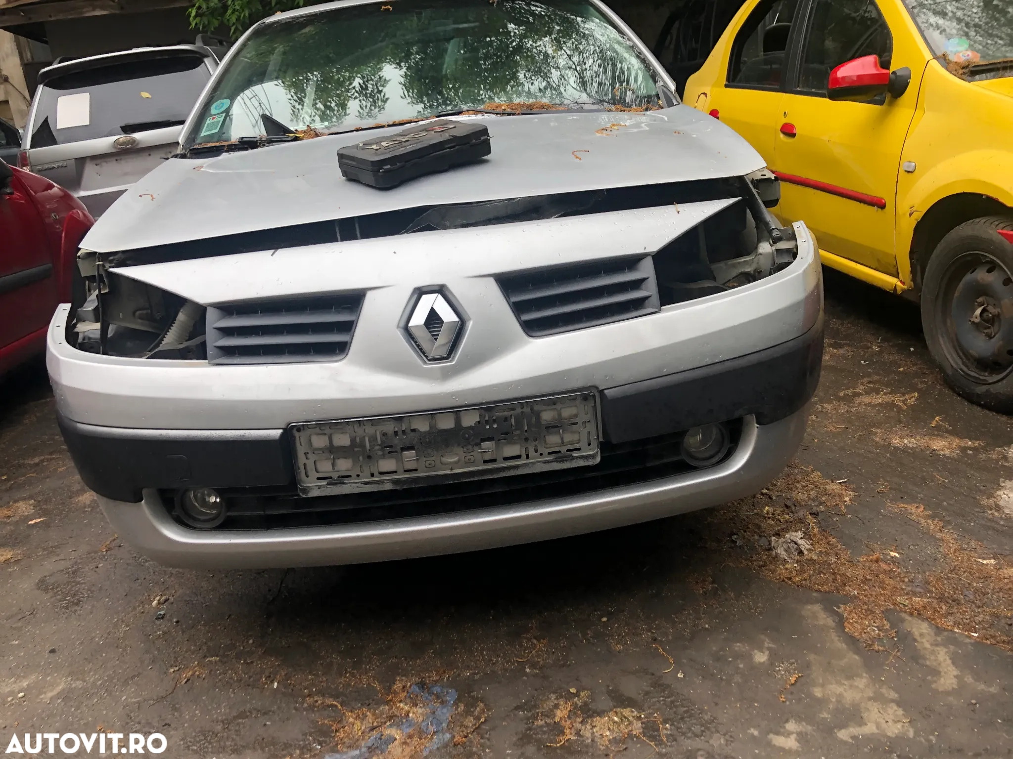 Bara fata completa Renault Megane 2 2005 gri argintiu non facelift - 3