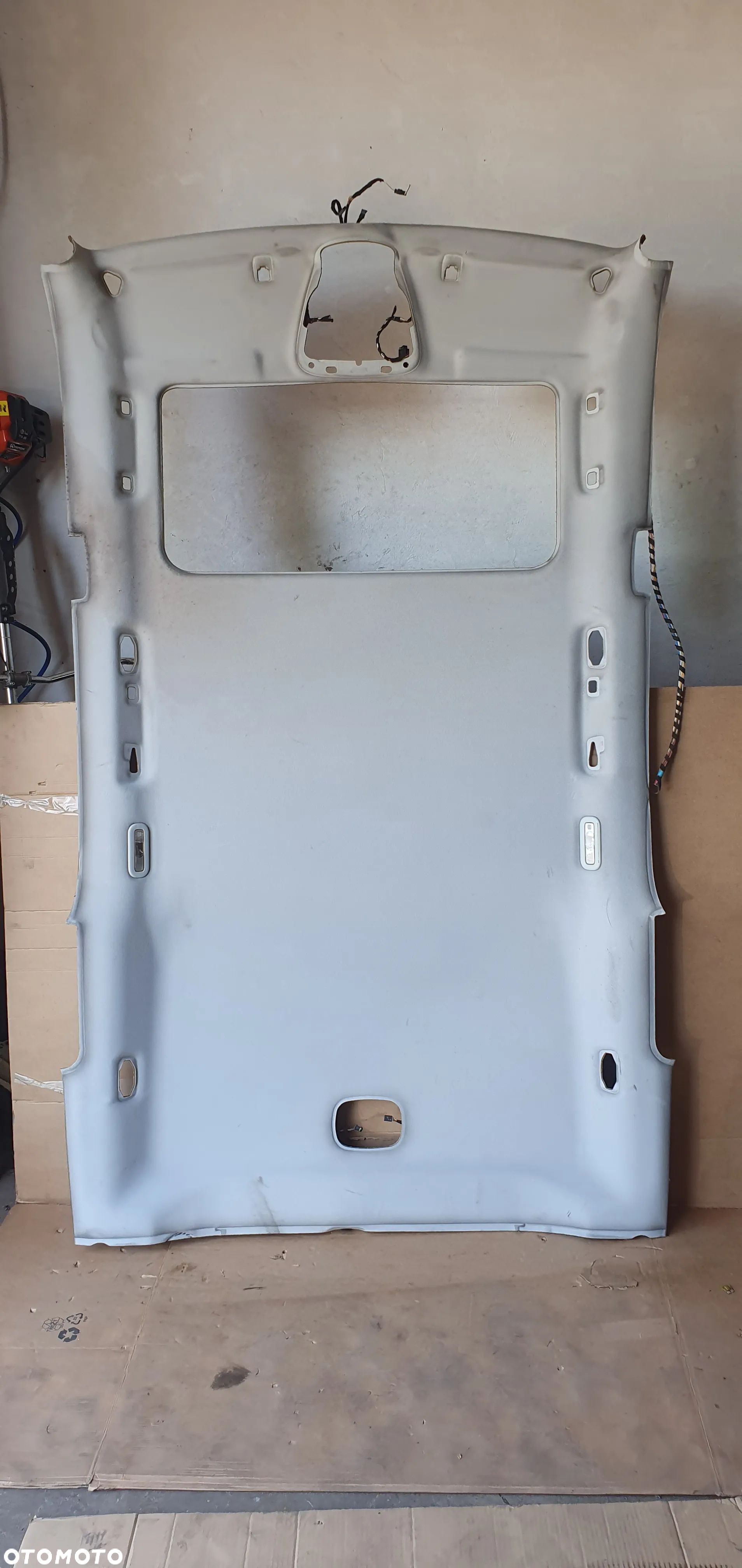 Tapicerka podsufitka sufit Mercedes ML W163 A1636905867 - 1