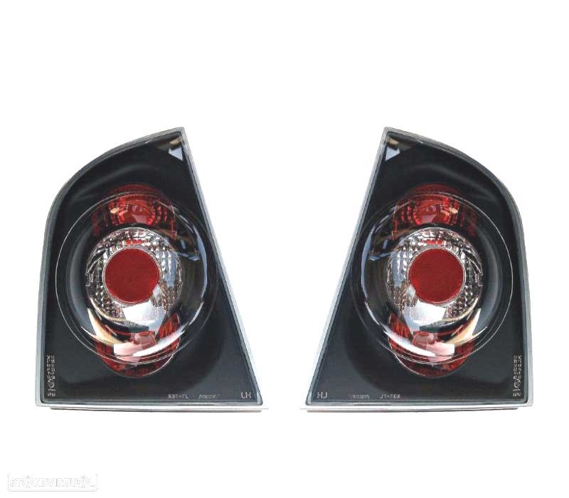 FAROLINS TRASEIROS SKODA OCTAVIA 96-04 PRETO - 1