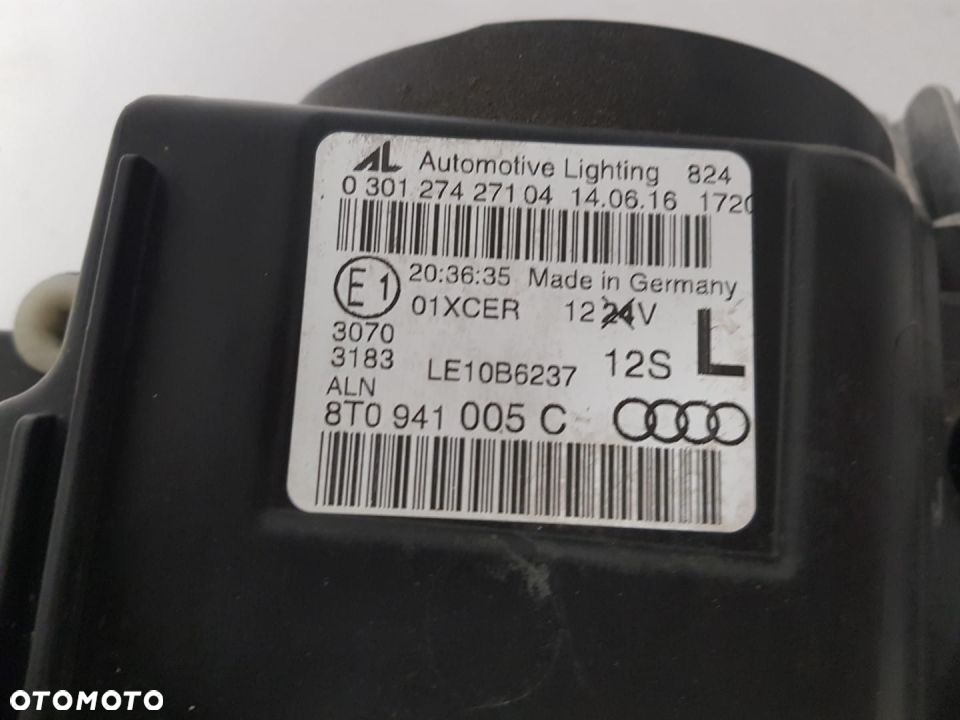 AUDI A5 LIFT 8T0 11-15 LAMPA LEWA PRZEDNIA PRZÓD REFLEKTOR XENON + LED IGŁA 8T0941005C - 10