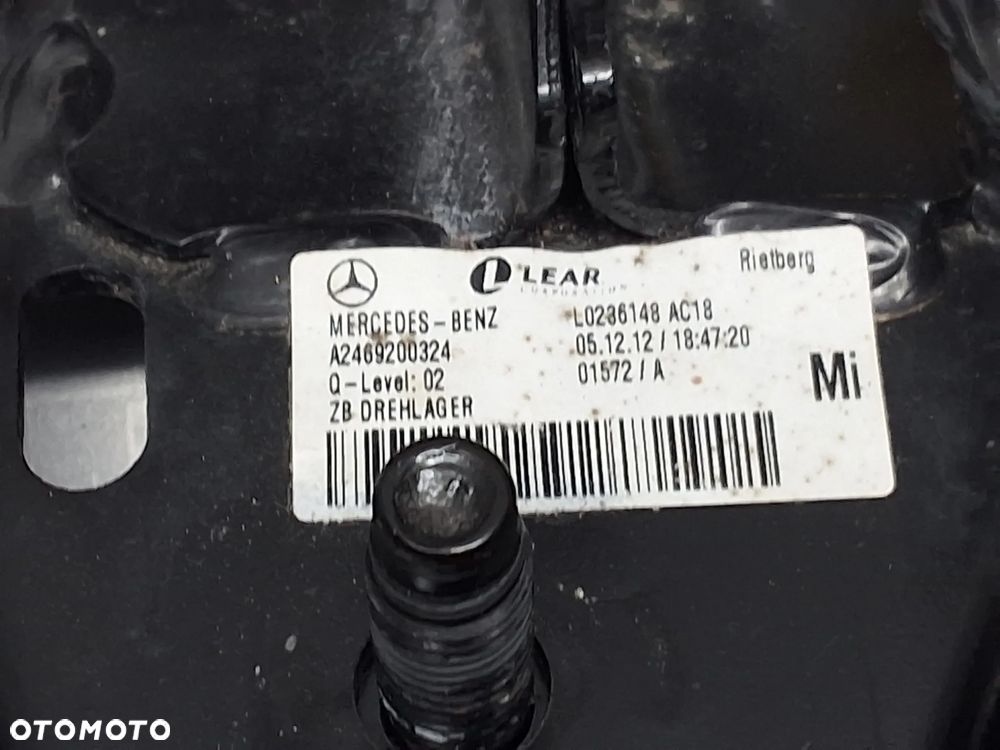 MERCEDES B-KLASA W246 MOCOWANIA TYLNICH FOTELI JAK NA FOTO ZA KOMPLET A246920024  A2469200324. A2469200224 - 9